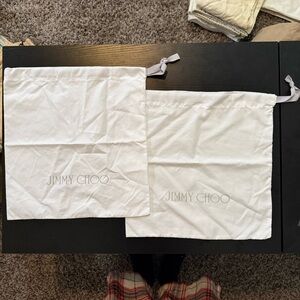 Jimmy Choo White Dust Bags